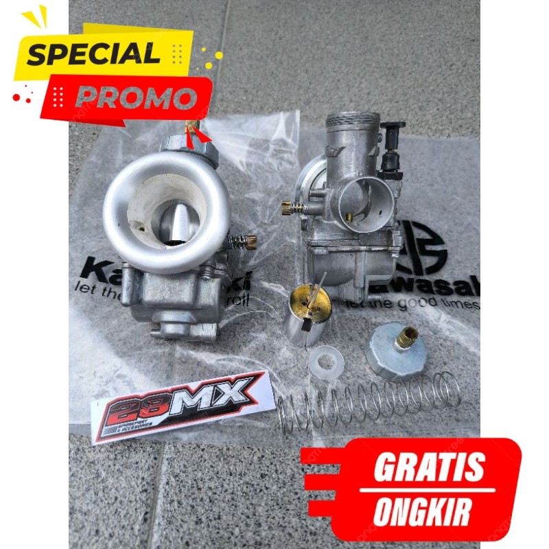 Karburator PWL Reamer 30mm Skep Kuningan 28mm Presisi Racing Kawasaki Ninja RR