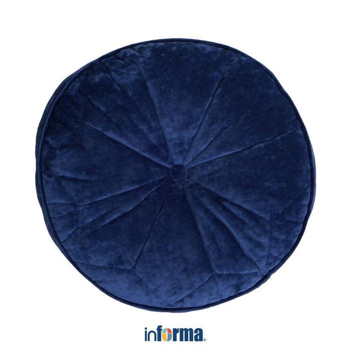 Informa 38 cm Allen Bantal Sofa Round - Biru Alas Lantai Tempat Bersantai Dekorasi Rumah Aksesori So