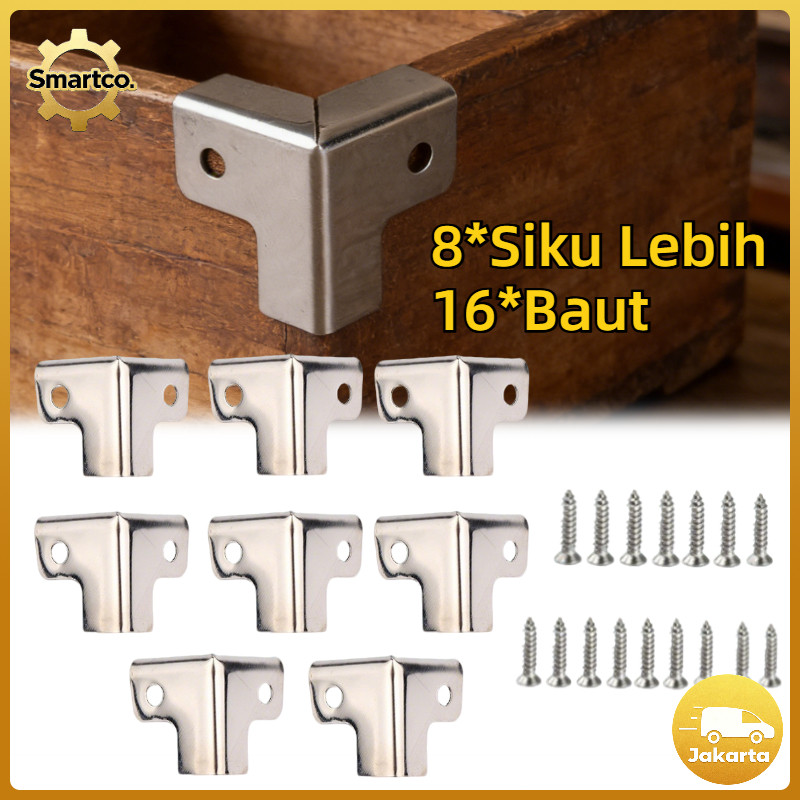 8PCS Box Siku L Hardcase/Siku L/Siku Corner Hardcase L/Siku Box Pojok/Lubang Hardcase /Siku Pojok Co