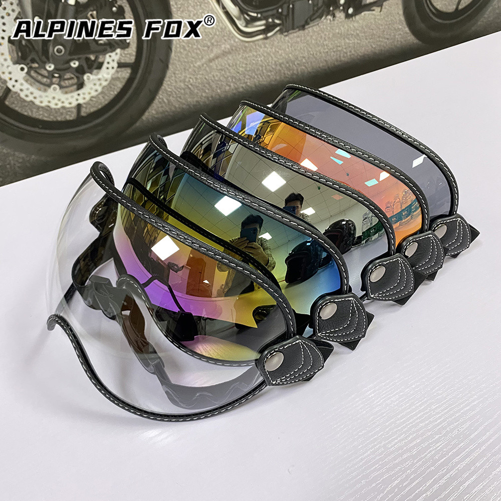 Motorcycle Helmet Bubble Visors Goggles Lens Fit for Simpson BELL MOTO3 ROYAL SHOEI P-ZERO Motocross