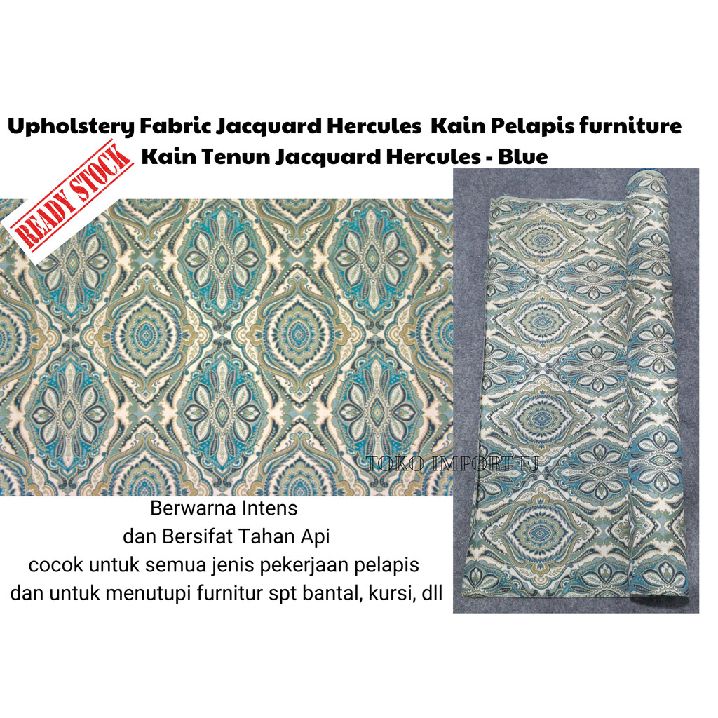 KAIN PELAPIS SOFA  - KAIN PELAPIS KURSI Upholstery Fabric Jacquard Hercules Kain Tenun Pelapis furni