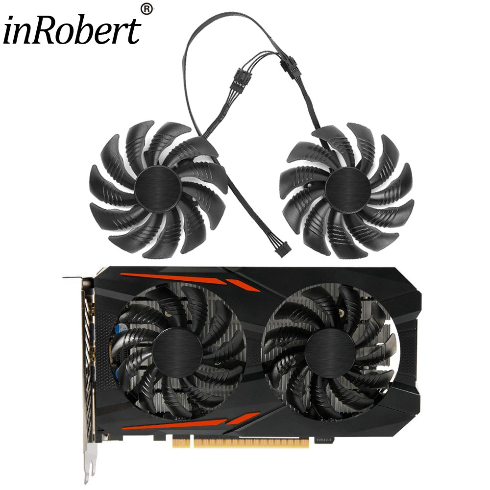 For Gigabyte Geforce GTX 1050 1050TI 1060 1070 1070TI Radeon RX 570 580 470 480 G1 New 88MM Cooler F