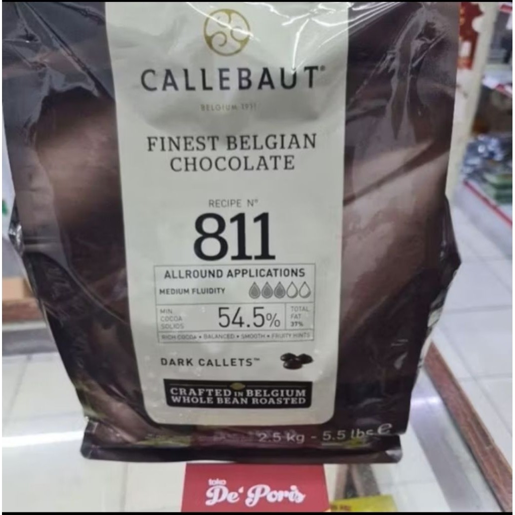 Callebaut 811 Dark Chocolate 500gr Couverture