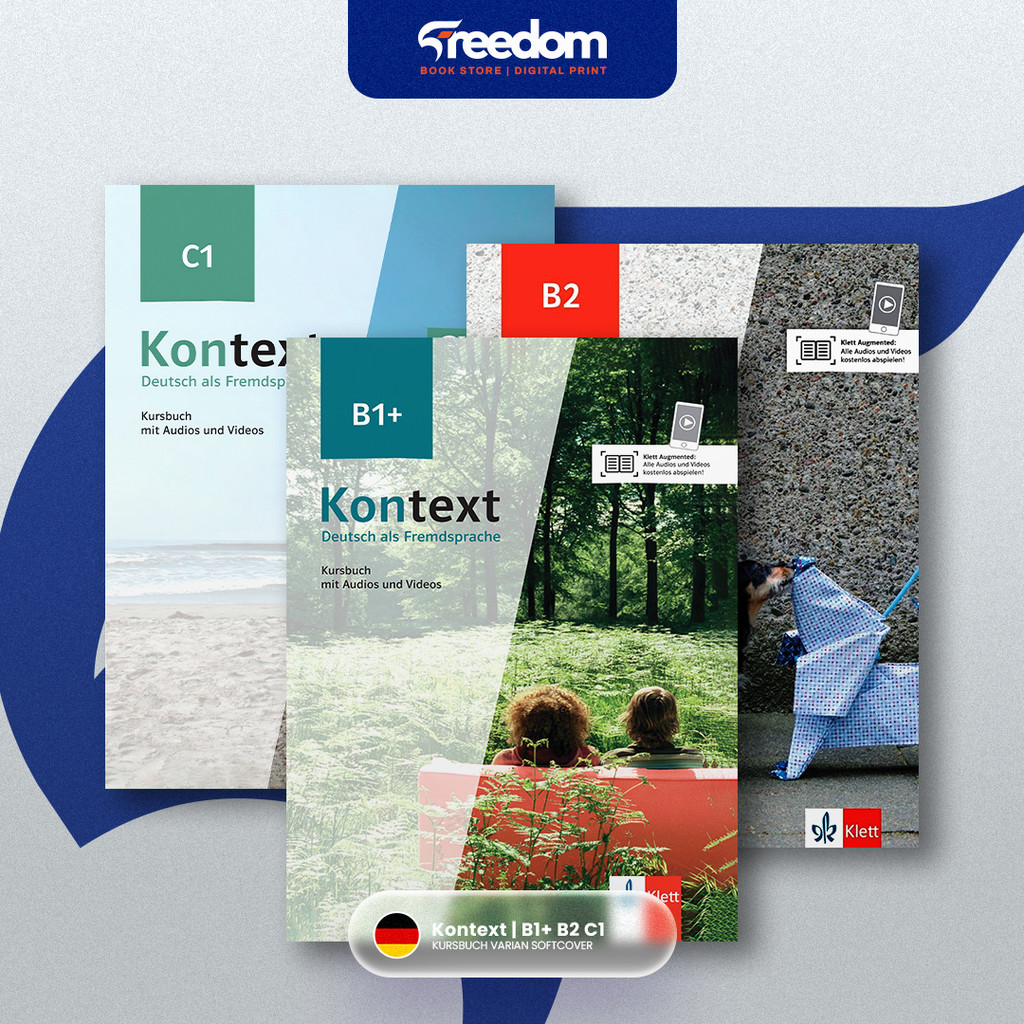 Buku Bahasa Jerman Kontext B1+ B2 C1 | Deutsch als Fremdsprache | Buku Belajar Bahasa Jerman