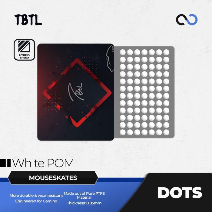 TBTL POM Dots Universal Mouse Feet / Mouse Skate POM (Speed)