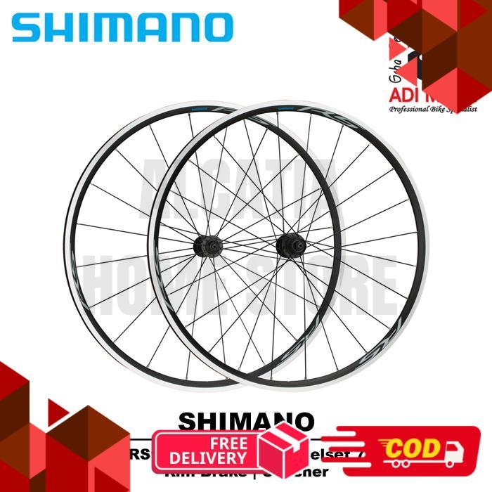 Shimano WH-RS100 Rim Brake Alloy Wheelset Road Bike