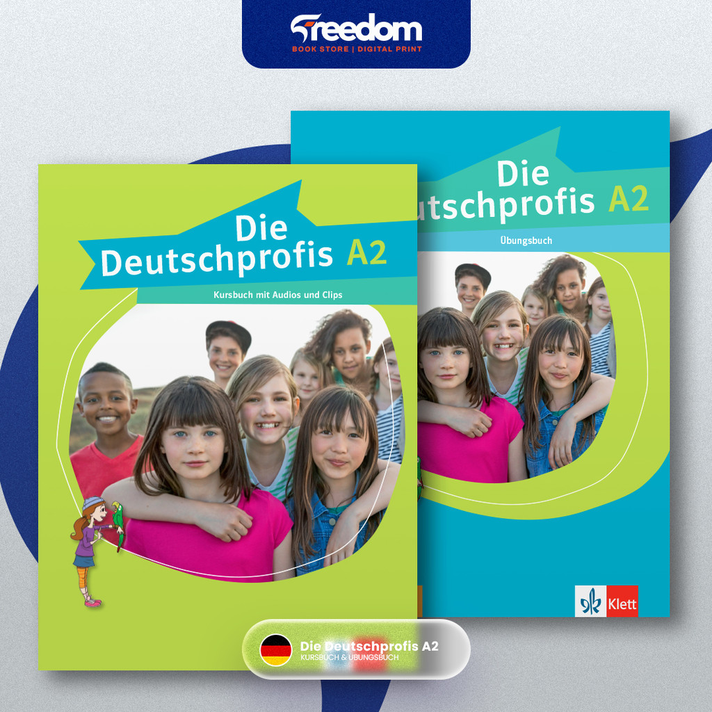 Buku Belajar Bahasa Jerman Anak Die Deutschprofis A2 | Deutsch Book | Kursbuch Übungsbuch