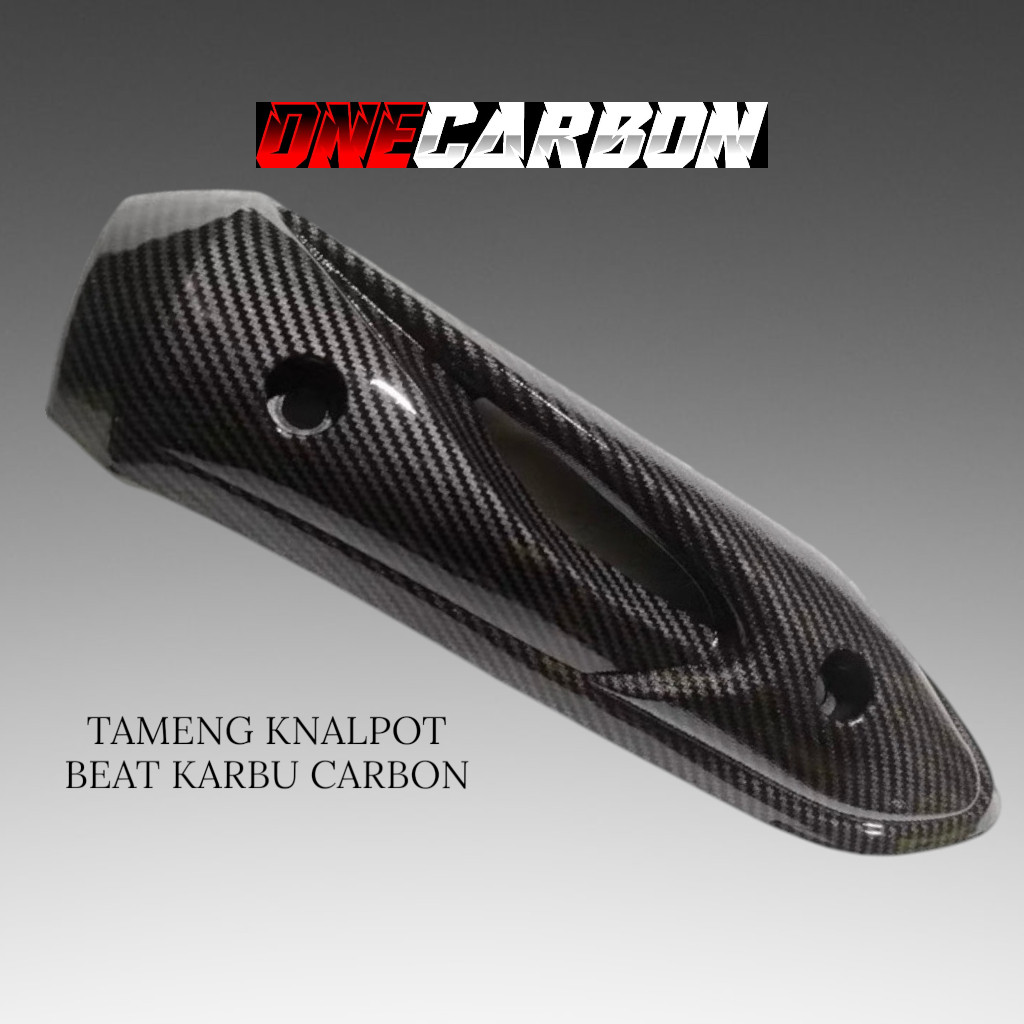 TUTUP KNALPOT BEAT KARBURATOR CARBON TAMENG BEAT KARBU CARBON tutup knalpot beat karburator carbon O
