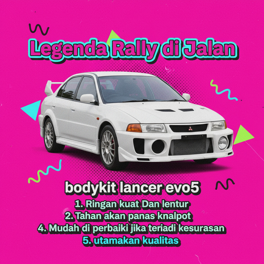 bodikit bodykit mitsubishi lancer evo5 body kit lancer evo 5 1998 1999