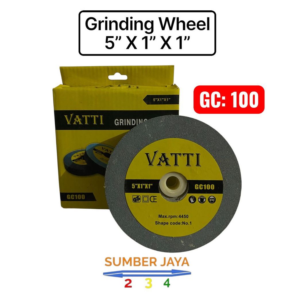 Batu Gerinda Duduk Vatti 5" Grinding Wheel Grit 100 Termurah