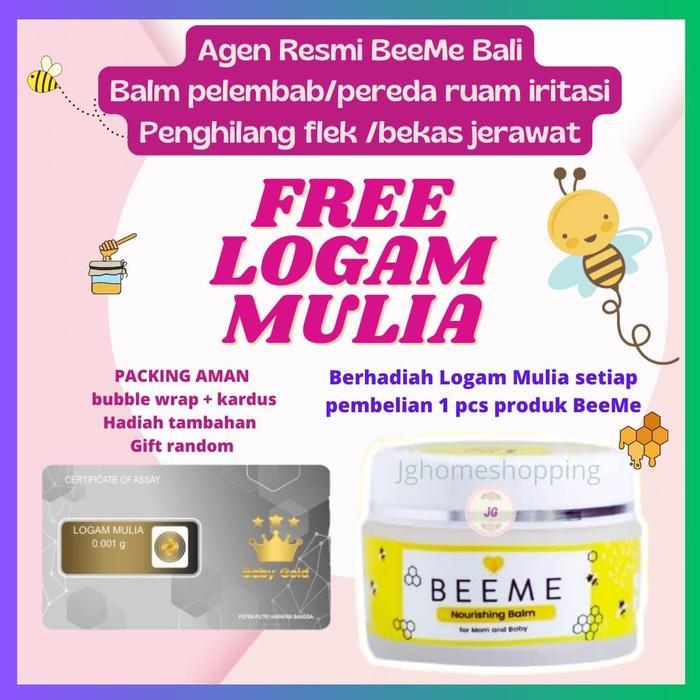 Beeme pelembab kulit bayi Baru lahir krim wajah anak 15gr