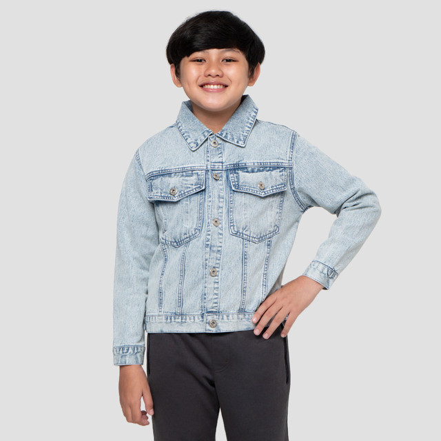 Nevada Trucker Classic Denim Jaket Anak Laki-Laki  123660512