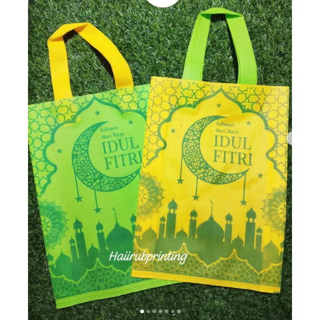 RP Tas Hampers Kain Spunbond Goodie Bag Hantaran Hari Raya Lebaran Idul Fitri 2026 Terbaru Ukuran Ju