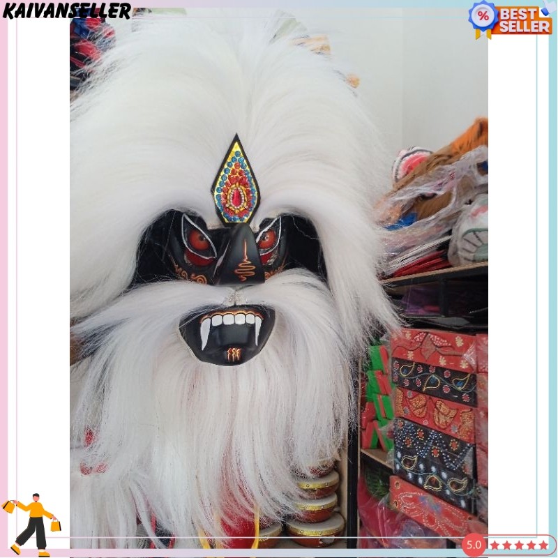 topeng ganong muka hitam/topeng ganong mata kaca/ganongan termurah KNV -55