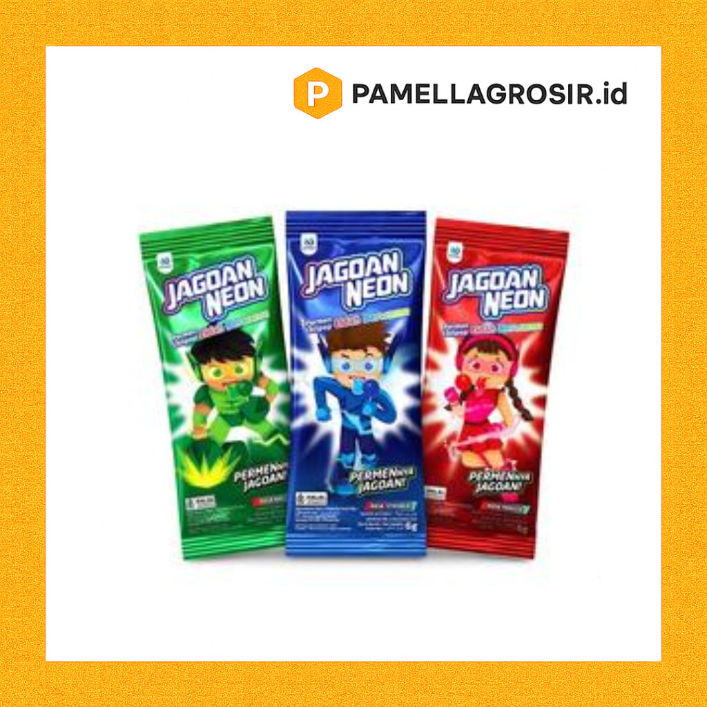 PERMEN VIRAL JAGOAN NEON LOLLIPOP RENTENG