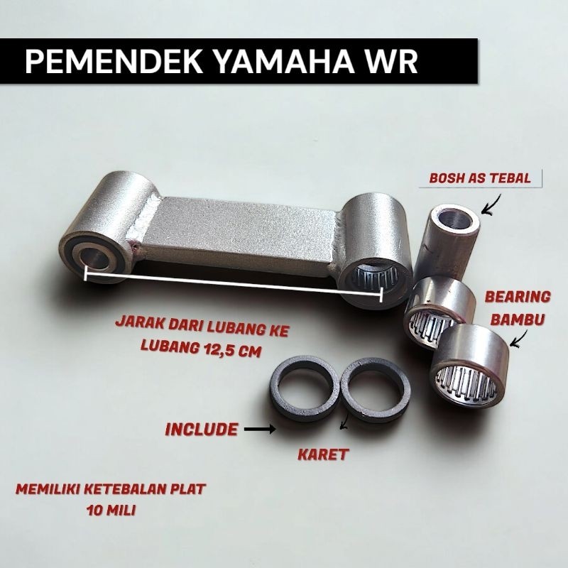 Kit Lowering Yamaha Wr155 | Lowering Kit Yamaha Wr155 | Lowering Kit Wr155 | Peninggi Shock Wr155 | 