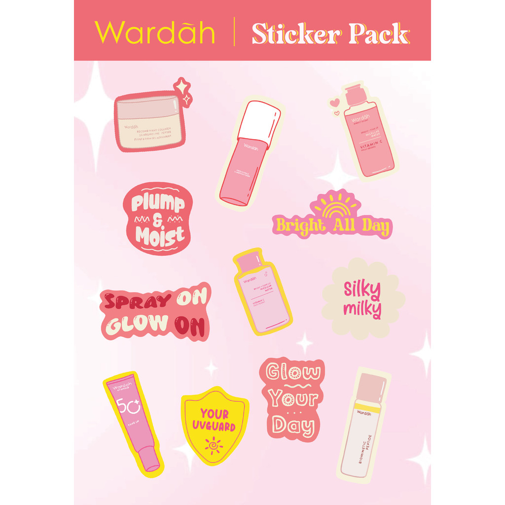 [Gift Not For Sale] 2026 Wardah Sticker Spray on Serum