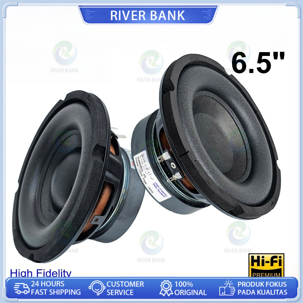 Speaker 6.5 inch Woofer Subwoofer 150W 4 ohm 6.5" Hifi Speker