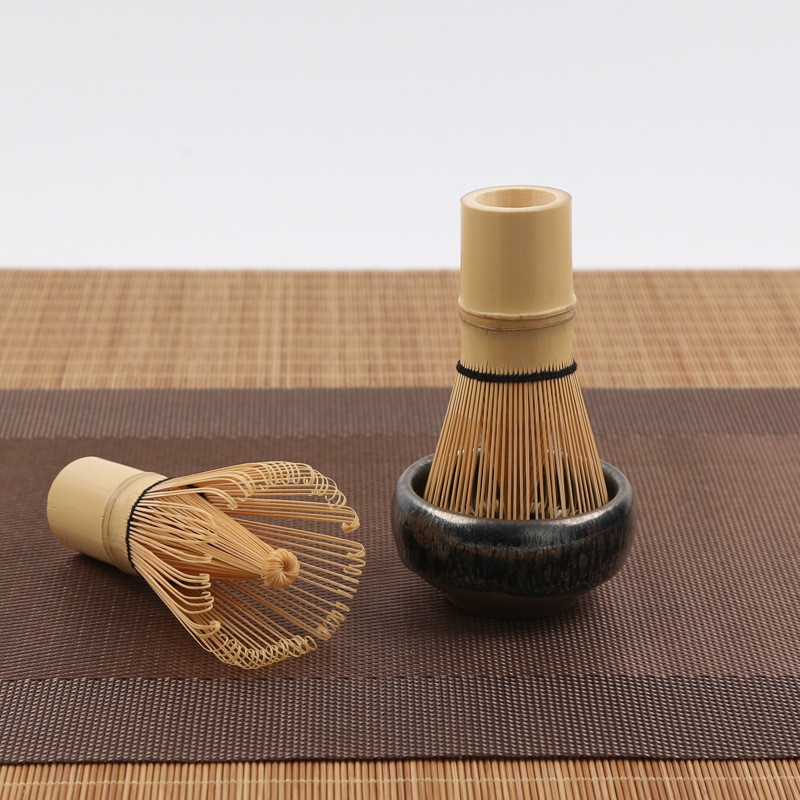 Mata Whisk-Bamboo Mata Whisk Green Tea Powder Brush Grinder  Mixer Stirrer Reusable Tea Whisk Teawar
