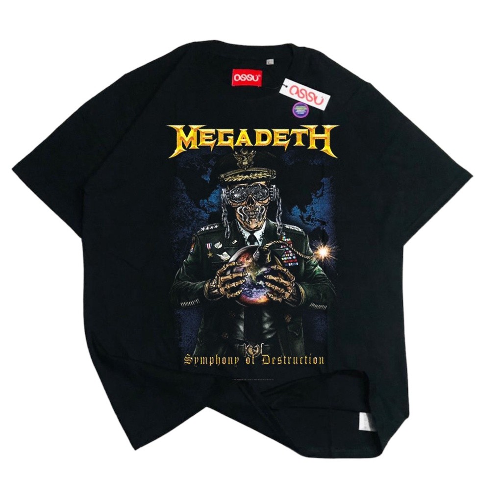 (COD) OSSU TSHIRT BAND MEGADETH SYMPHONY OF DESTRUCTION