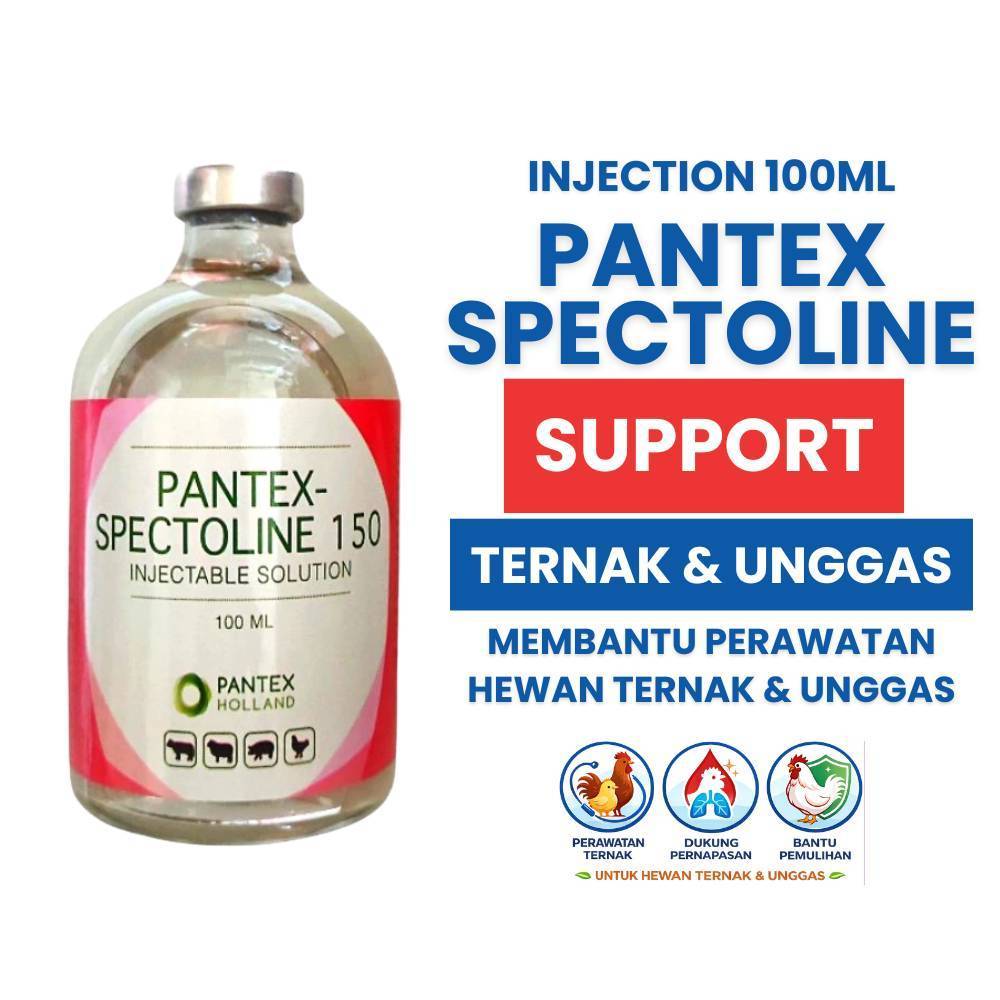 Spectoline 150 - Spectoline Pantex Injeksi 100ml - Obat Injeksi Hewan
