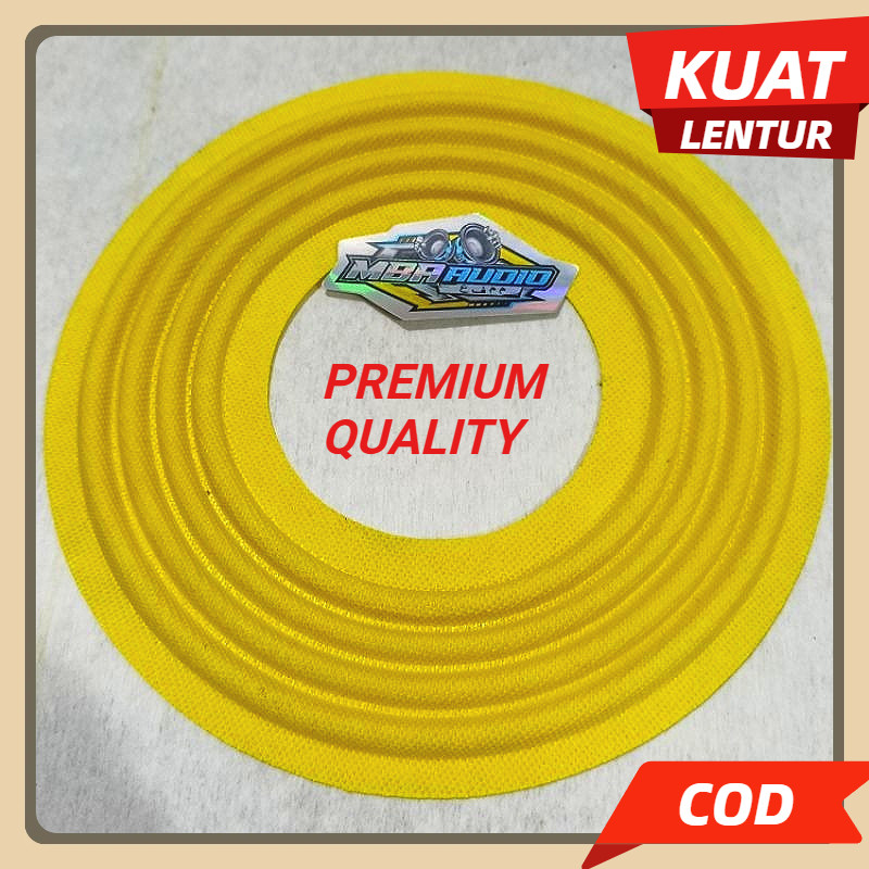 Damper Dumper speaker 18 inch Diameter 23,5cm lubang spul 4inch