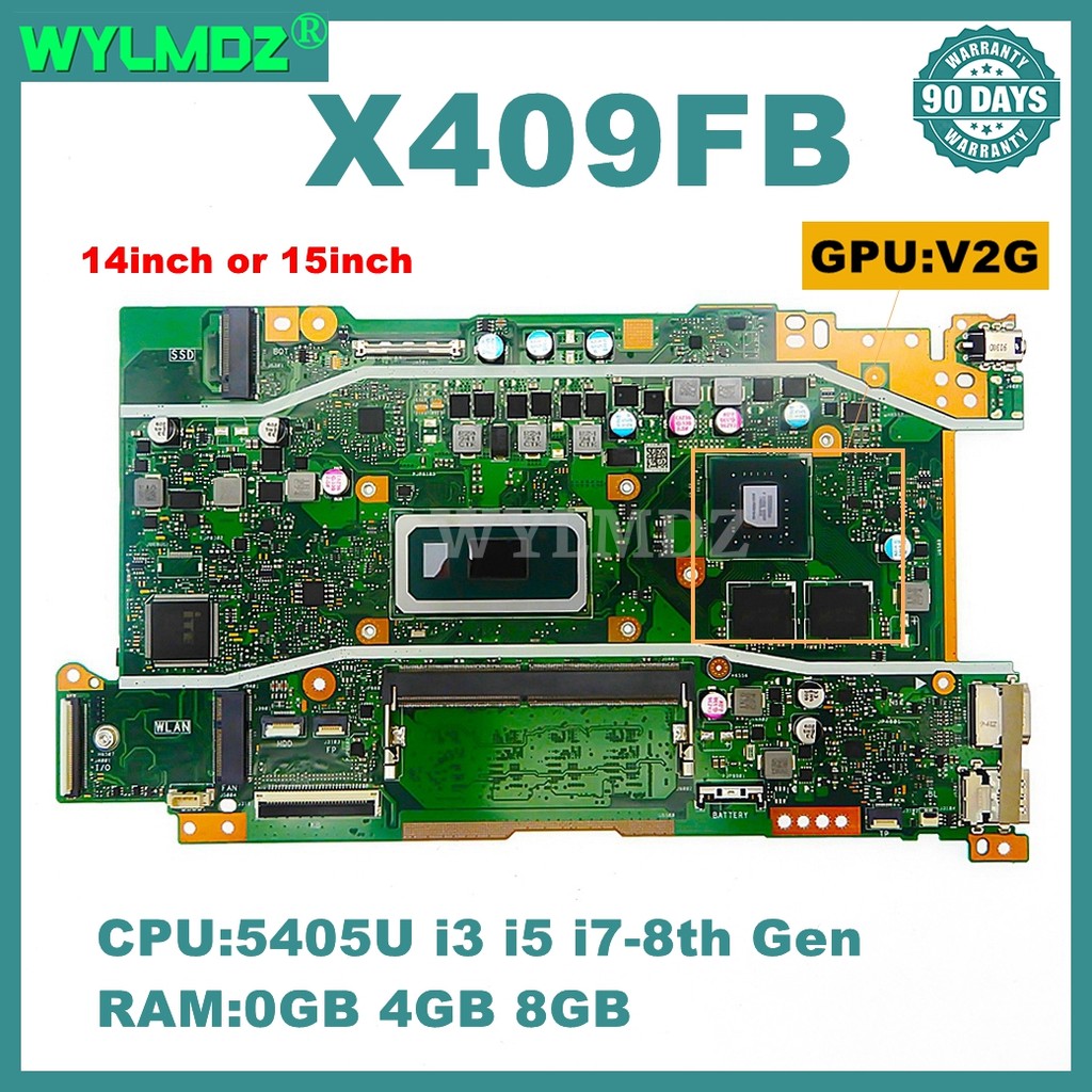 X409FB Motherboard for ASUS X409FA X509FA A409F F409F F509F A509F X409FB X509FB X409FJ Laptop Mainbo