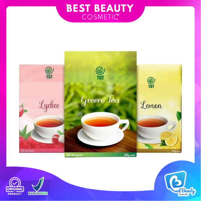 TGT Slim Tea Box isi 20's Teh Diet Pelangsing Alami Teh Detox Minuman Diet Herbal | Best Beauty Cosm