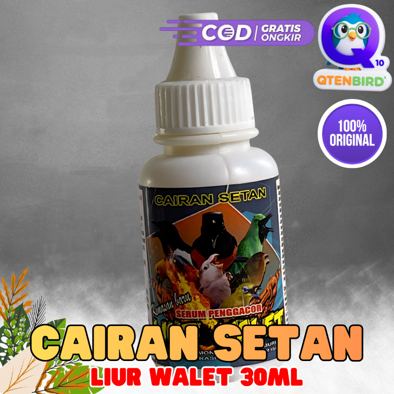 Cairan Setan Liur Walet Suplemen Vitamin Penggacor burung