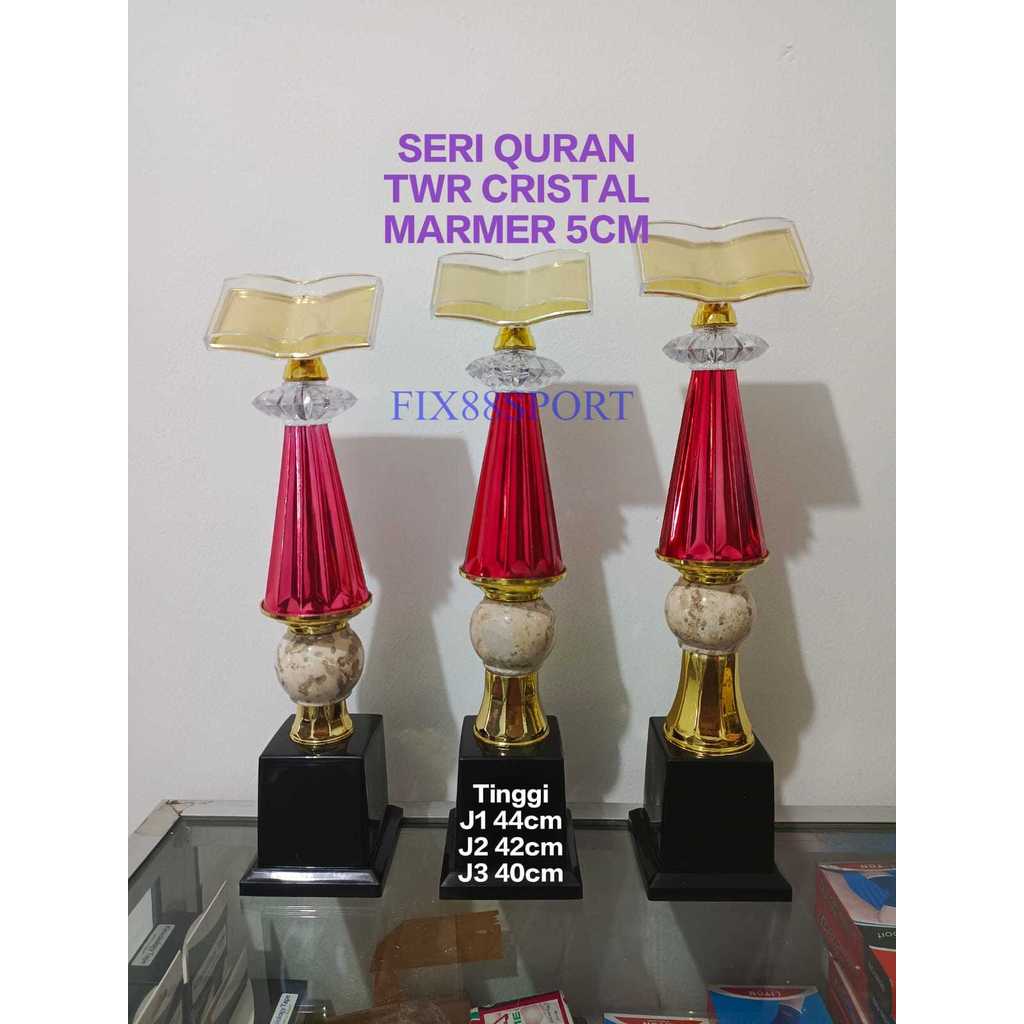 PIALA CUSTOM QURAN PIALA AL QURAN PER 1PCS JUARA 1