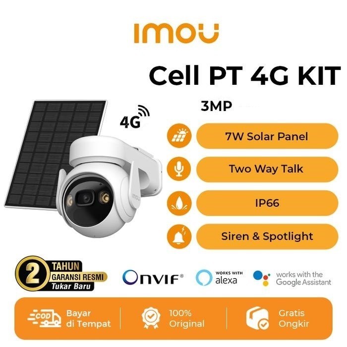 IMOU IPC-K9EP-3T0TE-EU/FSP12-TYPEC Cell PT 4G 3MP 2K WiFi KIT CCTV Smart Camera Wireless Kamera WiFi