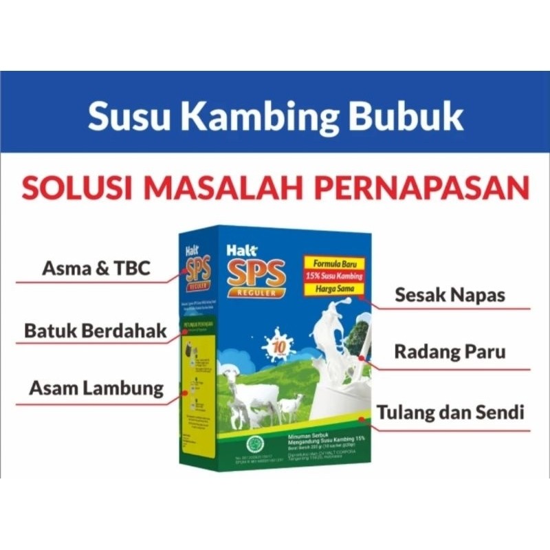 SUSU KAMBING ETAWA SPS ISI 10 SACHET ORIGINAL BPOM