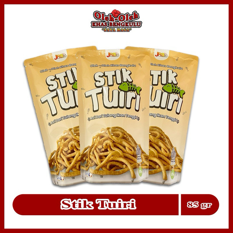 BISA (COD) STIK TUIRI "TULANG IKAN TENGGIRI" / CEMILAN SEHAT / KERUPUK KALSIUM