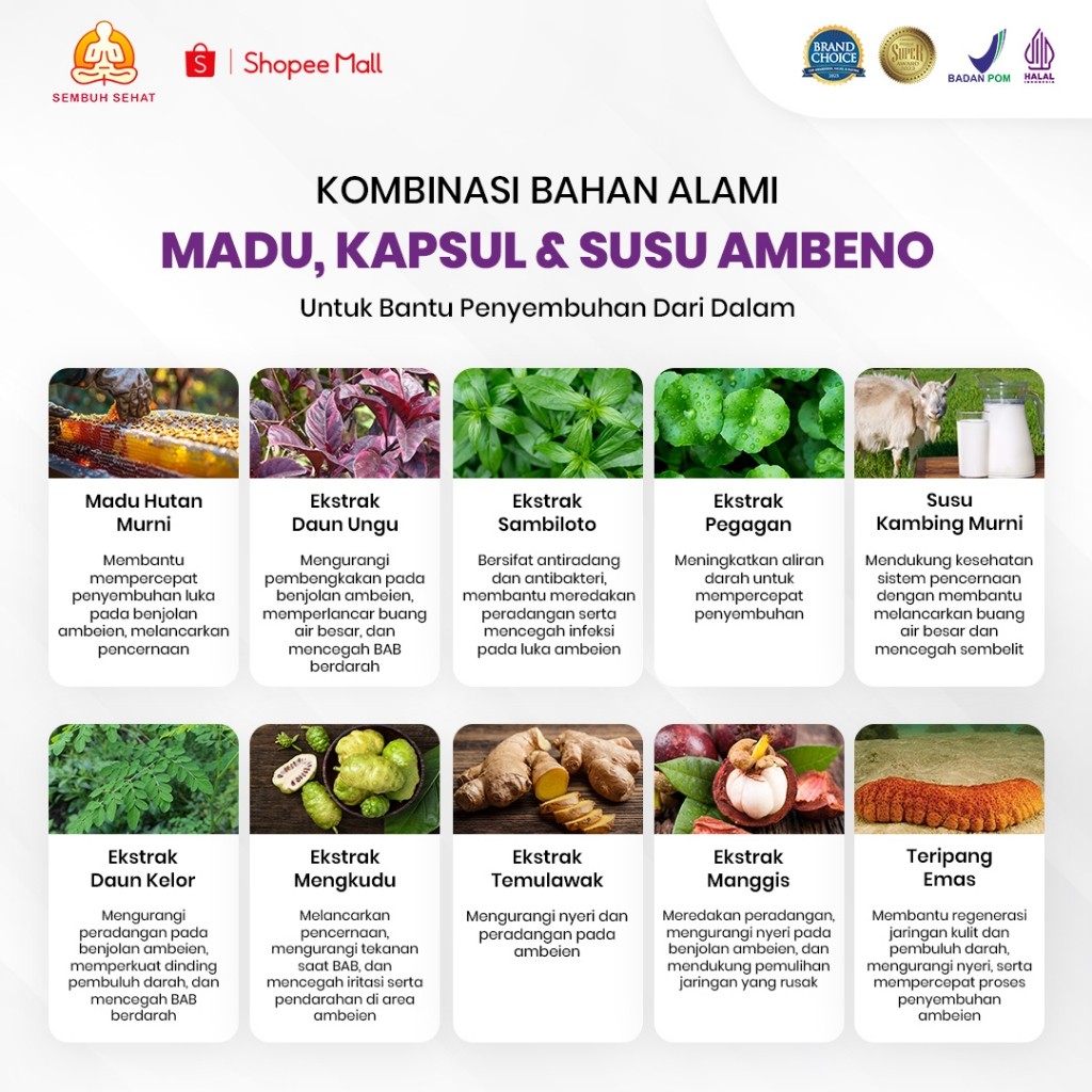 newAmbeno - Variasi Madu Kapsul Cream Dan Liquid | Obat Herbal Wasir dan Ambeien Original Dan BPOM