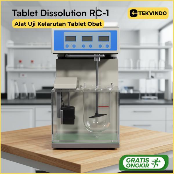 Tablet Dissolution Tester RC-1 Alat Uji Kelarutan Tablet Obat Farmasi Presisi Laboratorium