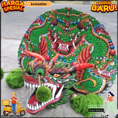 sEs PROMO  BARONGAN |Barongan Versi Devil Kayu Bonus Kemul Panjang Mahkota Tinggal Pakai Ukuran Anak