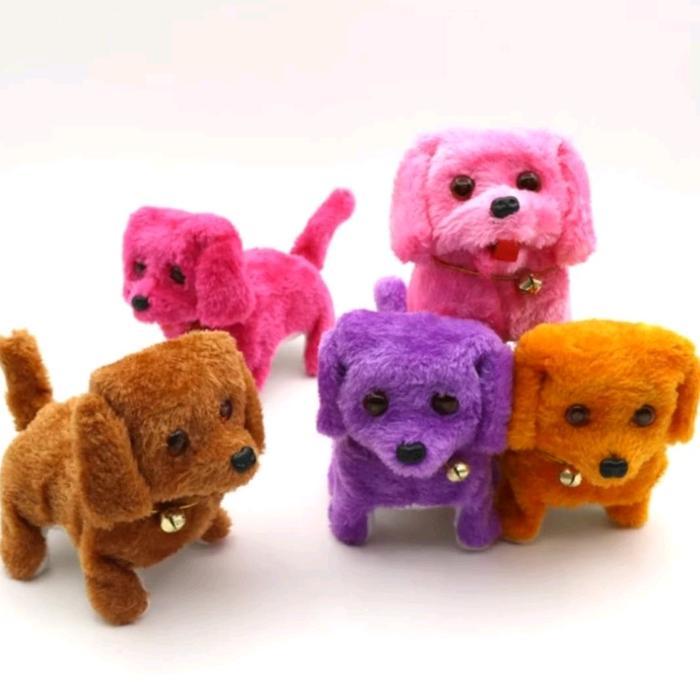 Mainan Anak Boneka Anjing Bisa Jalan - Dolls dan Toys - Random, Tanpa Batrai