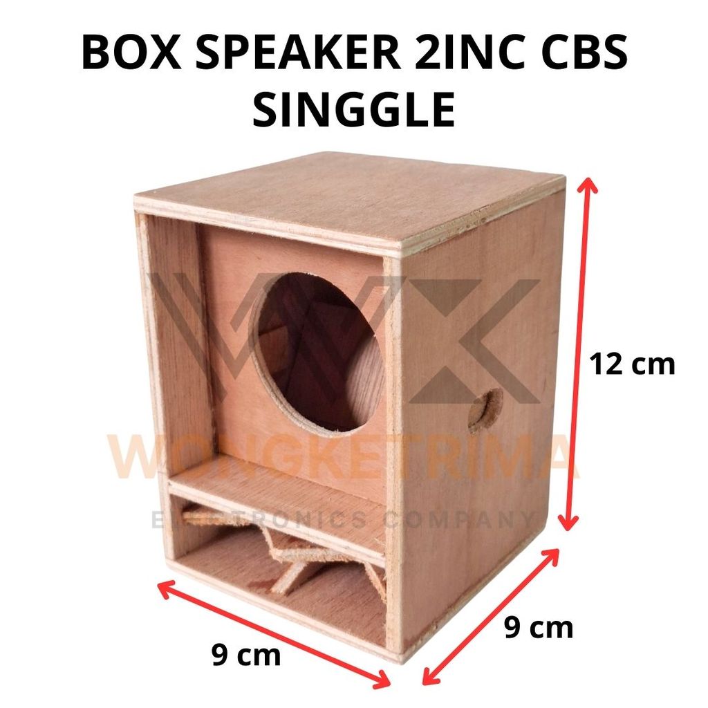 Box Speaker 2 Inch CBS Single Box Kosongan Speaker Mini