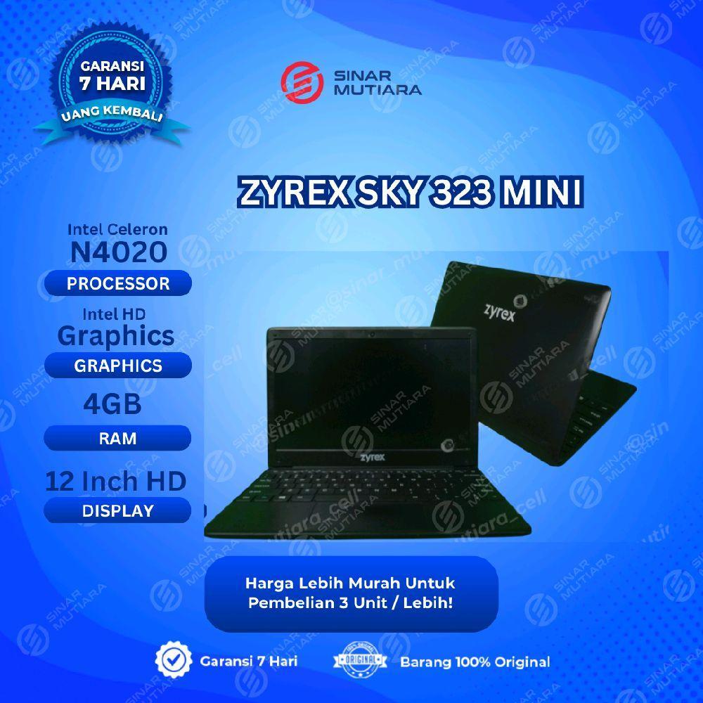 ZYREX SKY 232 MINI CELERON N4020 4 GB (12") LAPTOP SECOND ORIGINAL SINAR MUTIARA CELL
