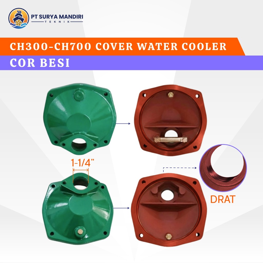 COVER WATER COOLER CH300-CH700 COR BESI