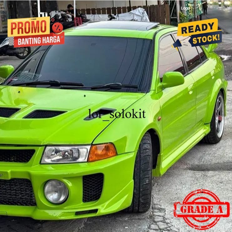 Bodykit Evo 5 Full Set Bagus Cocok Untuk Mobil Lancer Evo5