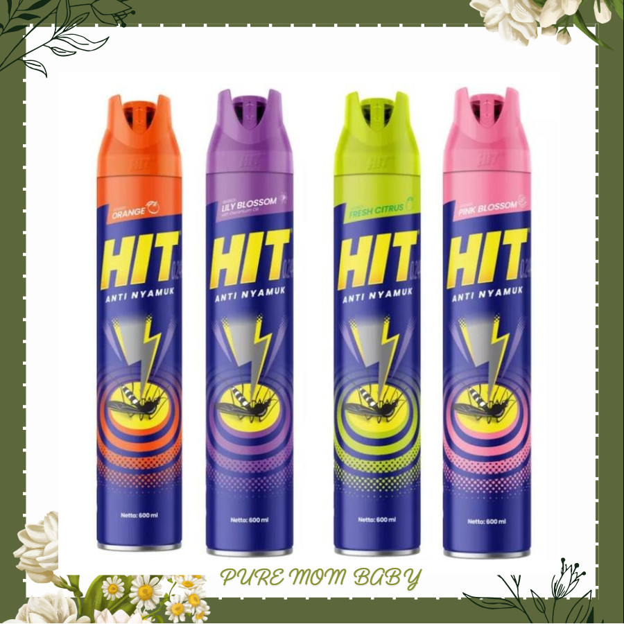 HIT Aerosol  600 ml Obat Nyamuk Semprot Ampuh Basmi Nyamuk