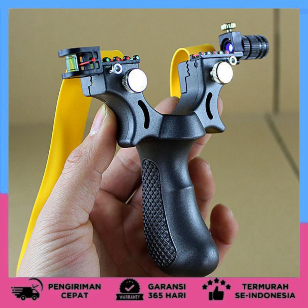 SYQT Big Power Ketapel Laser Sight & Rubber Band - SSGX Ketapel TERMURAH TERLARIS KETAPEL LASER