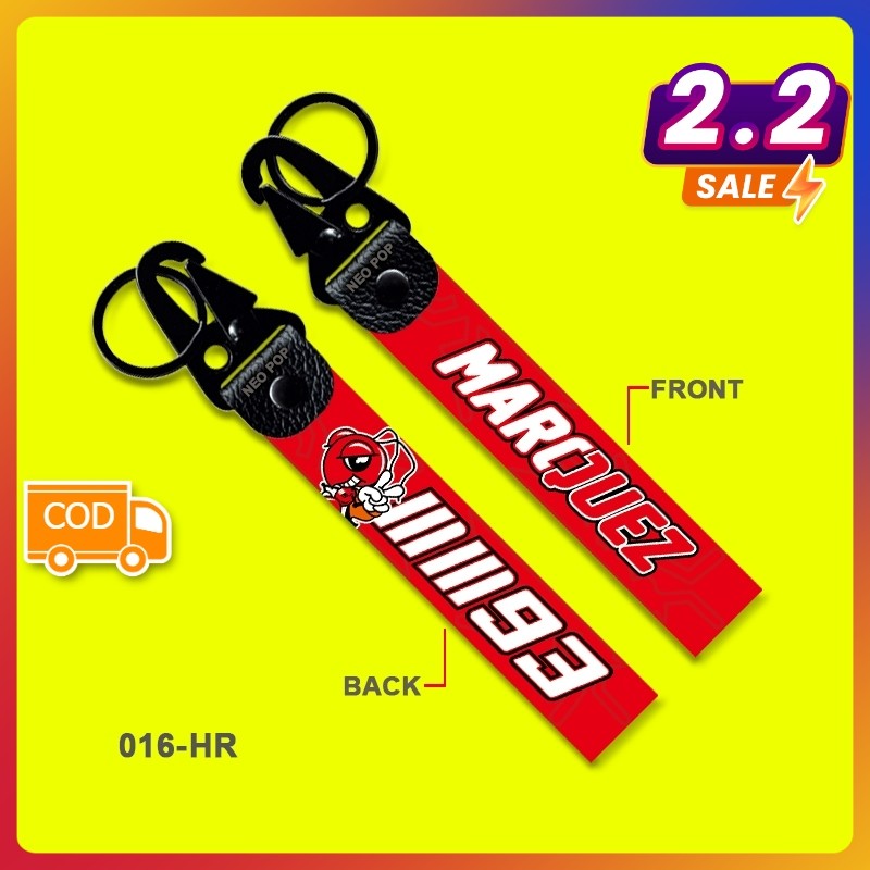 GANTUNGAN KUNCI PREMIUM MM93 MARC MARQUEZ KEYCHAIN SEPEDA MOTOR MM 92 TEAM ORANGE REPSOL HRC HONDA D