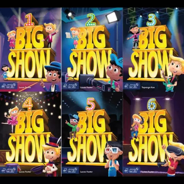 Big Show 1-6  Student Book Workbook Buku Pembelajaran Bahasa Inggris tingkat Primary / SD