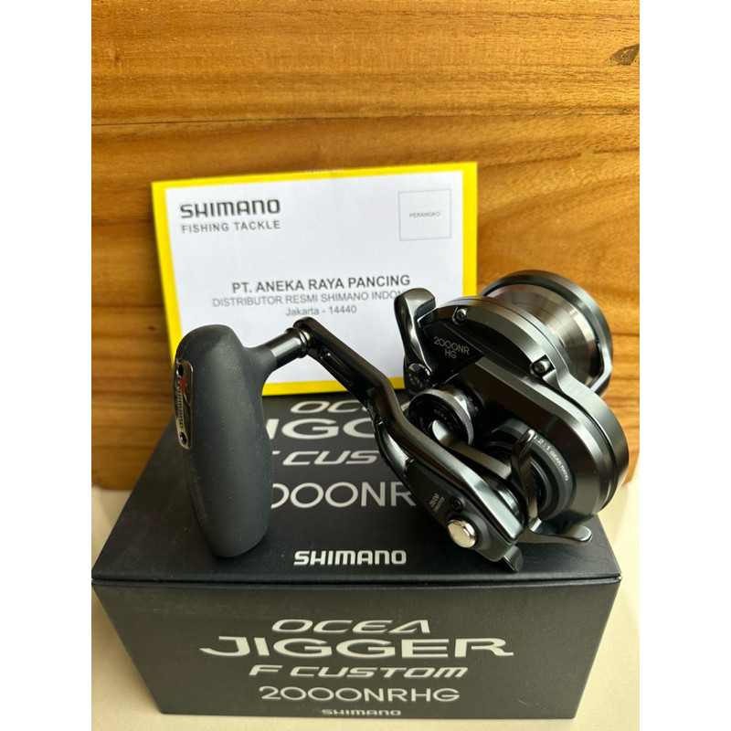 SHIMANO OCEA JIGGER F CUSTOM / REEL OVERHEAD GARANSI RESMI SHIMANO 1 TAHUN