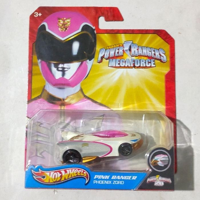 Hot Wheels Pink Ranger Phoenix Zord 2013 Power Rangers Megaforce RARE