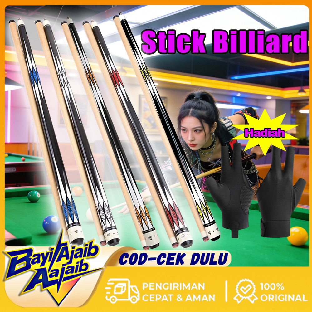 Stik Billiard Diamond 13mm Play Biliar Biliyar Cue Stick Billiard Profesional Kualitas Bagus Play Cu