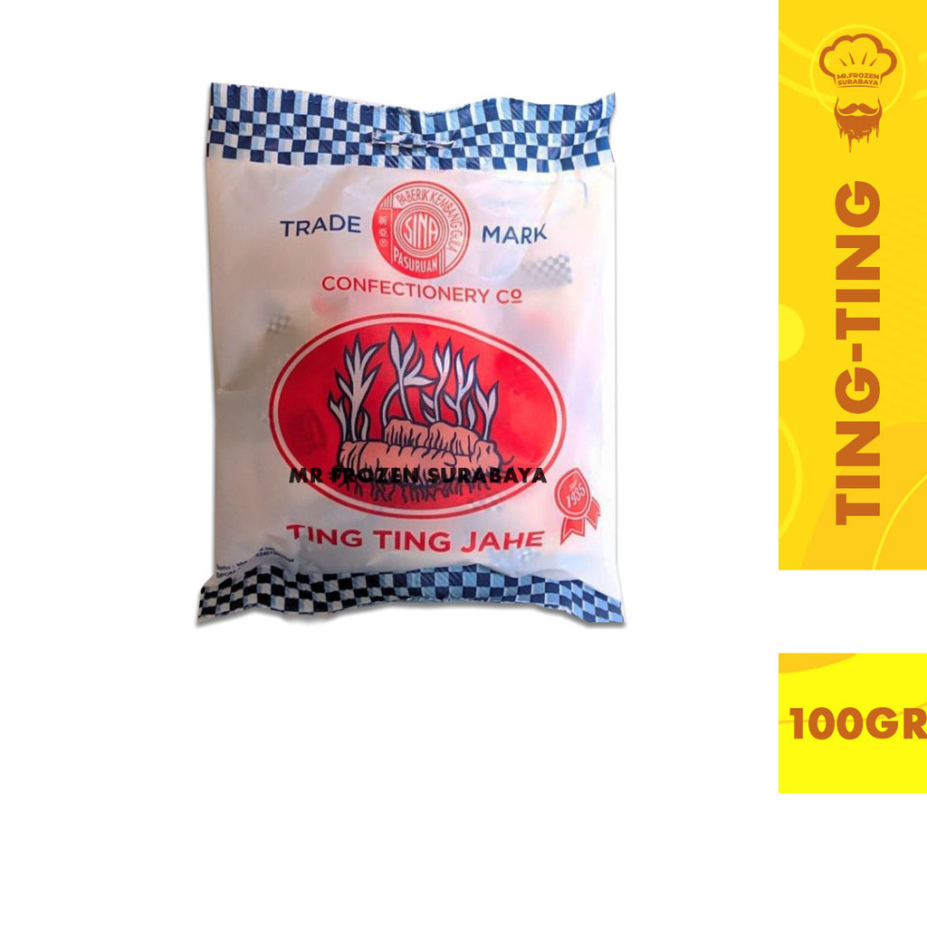 Permen Teng Jahe SinA Ting Ting Jahe Sin A 1601 Kemasan 100gr