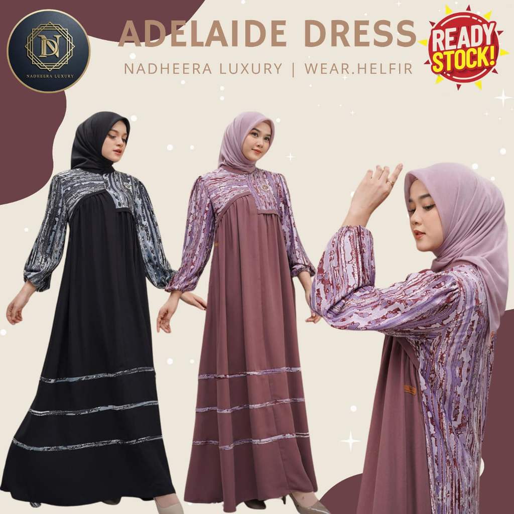 ADELAIDE DRESS NADHEERA LUXURY - BISA COD